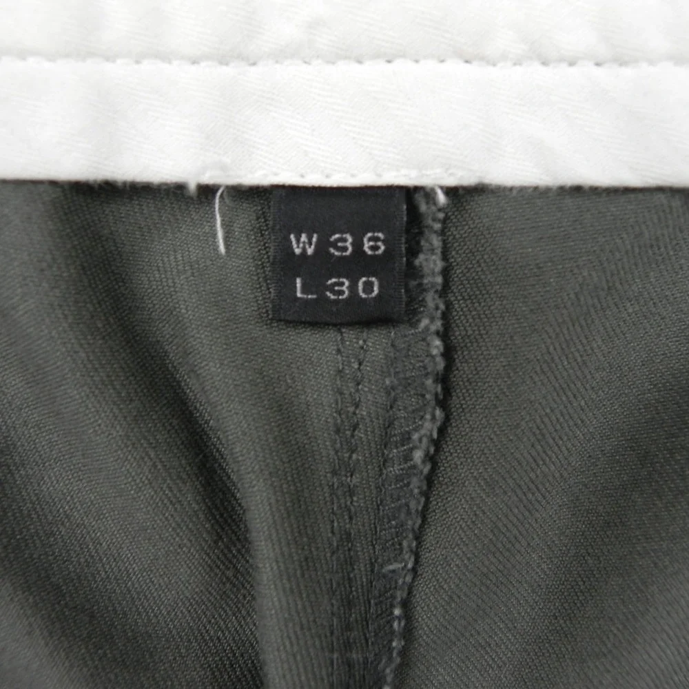 J Crew Pants Mens 36x28 Classic Fit Essential Khaki Straight Flat Front Green